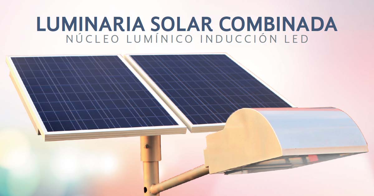 Luminaria Solar Línea Combinada